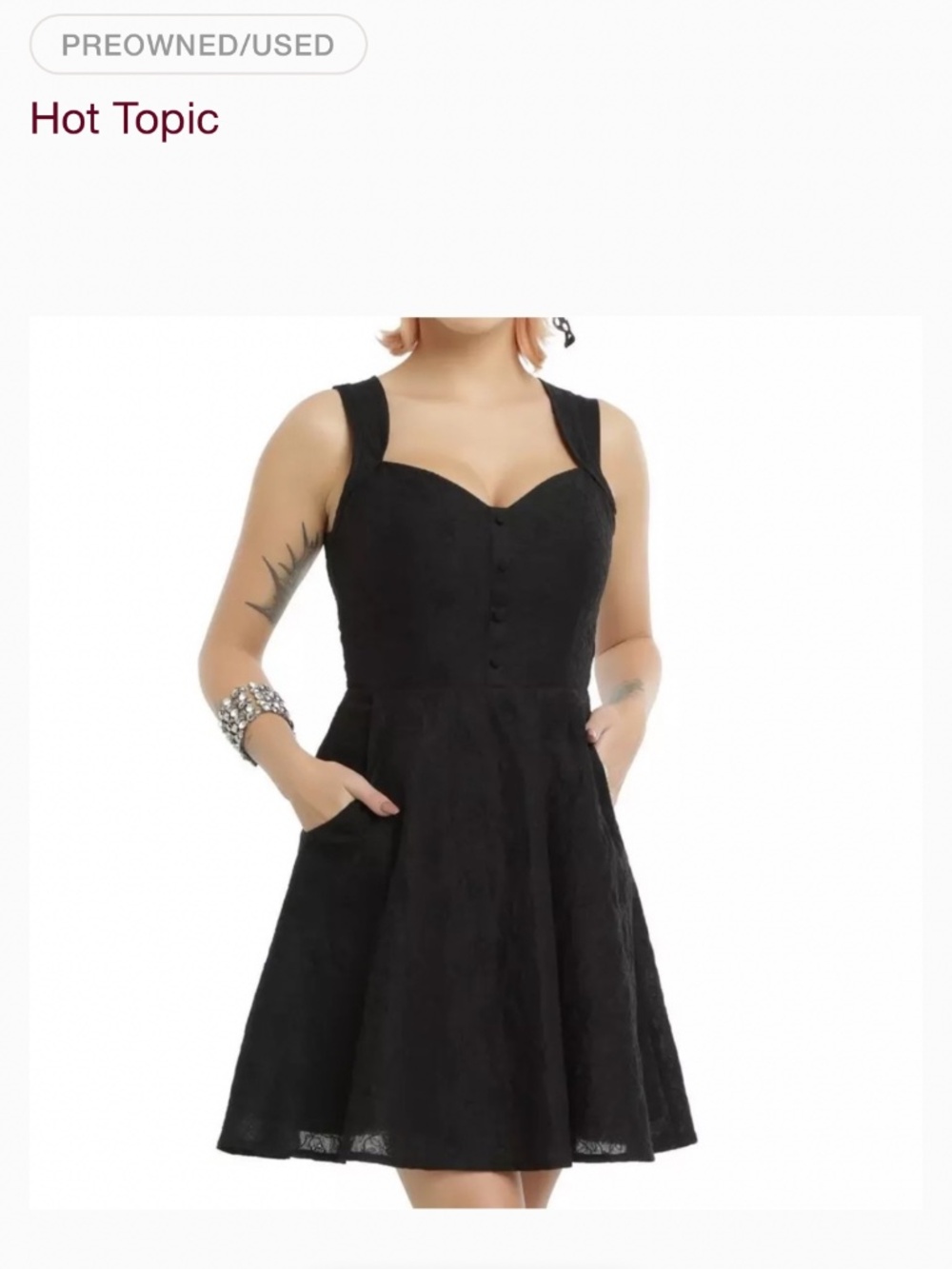 Hot Topic Black Mini Dress